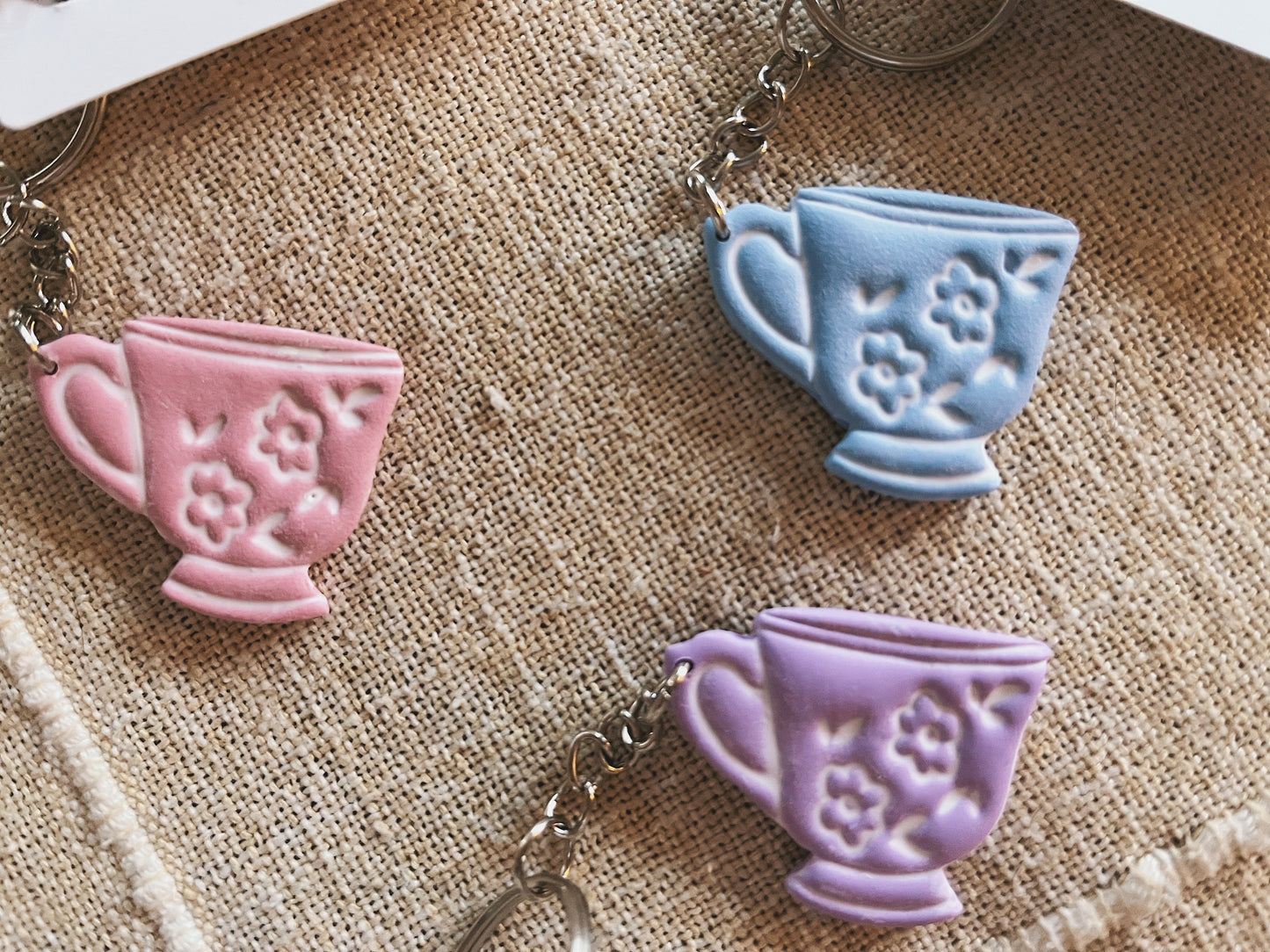 Teacup Keychain