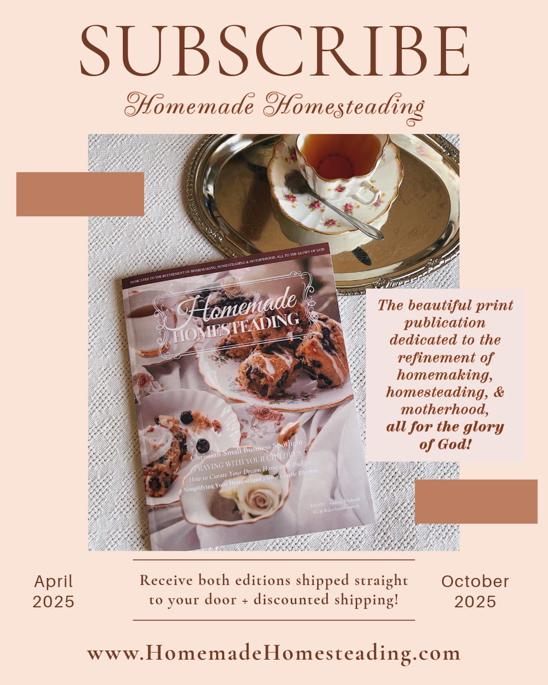 2025 Homemade Homesteading Magazine SUBSCRIPTION