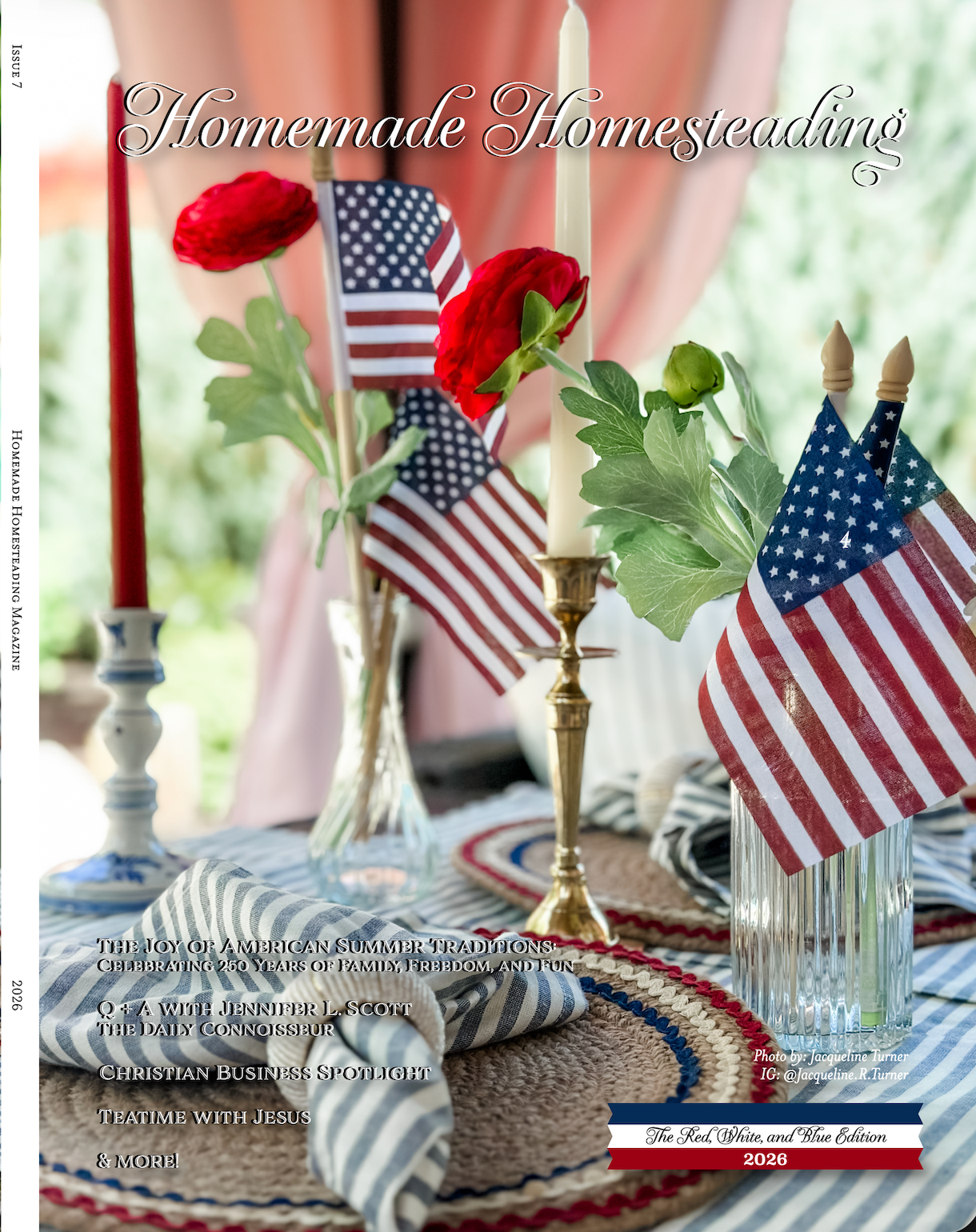 🇺🇸 PRE-ORDER: The Red, White & Blue Edition of Homemade Homesteading 🇺🇸