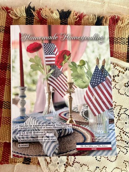 🇺🇸The Red, White & Blue Edition of Homemade Homesteading